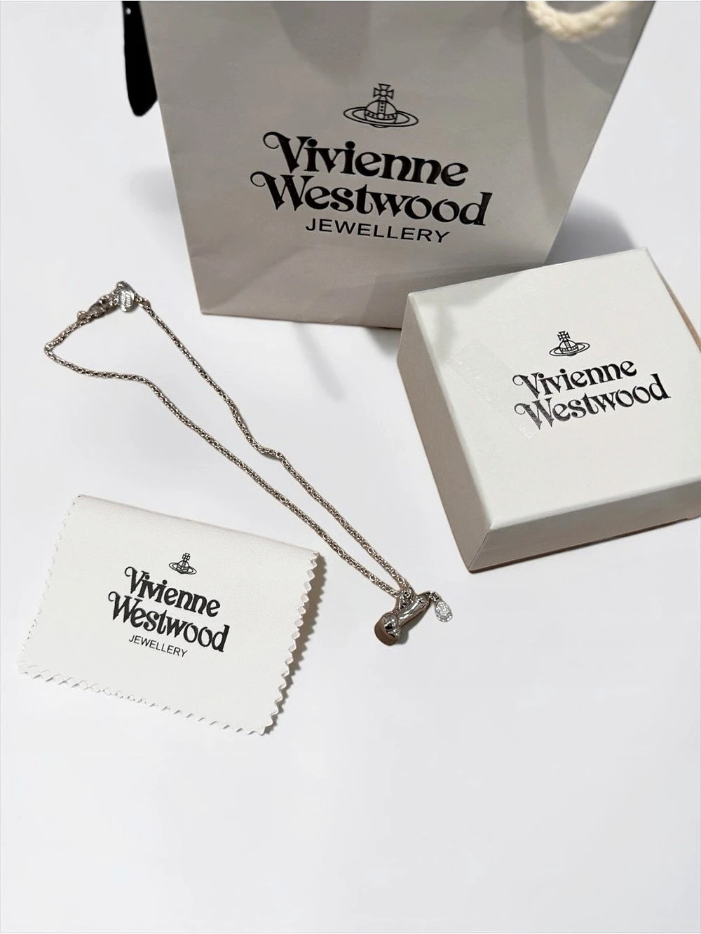 Vivienne Westwood Rare Vintagr Penis Pendant Necklace Orb Pendant Necklace